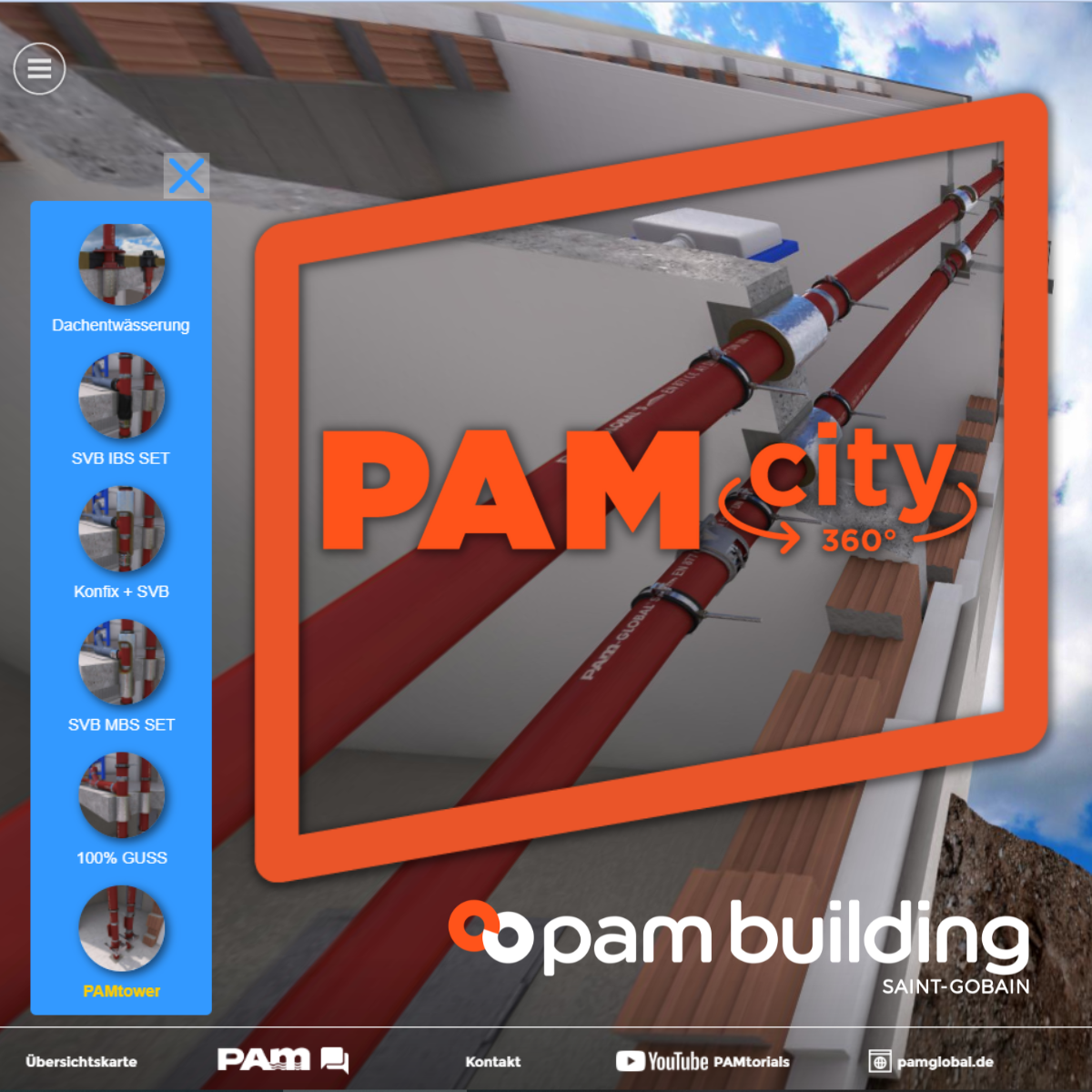 Besuchen Sie PAMcity mit Ihrem Smartphone, Tablet oder Notebook